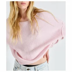 Pull Col Bateau Damsville Laine | Rose chiné