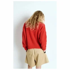 Pull Col Bateau Vitow Alpaga et Laine | Rouge