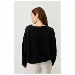 Pull Col Bateau Vitow Alpaga et Laine | Noir