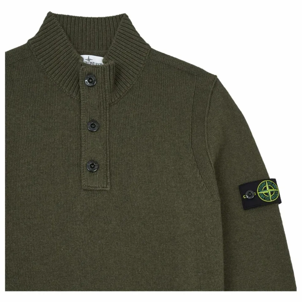 Pull Col Camionneur | Vert kaki