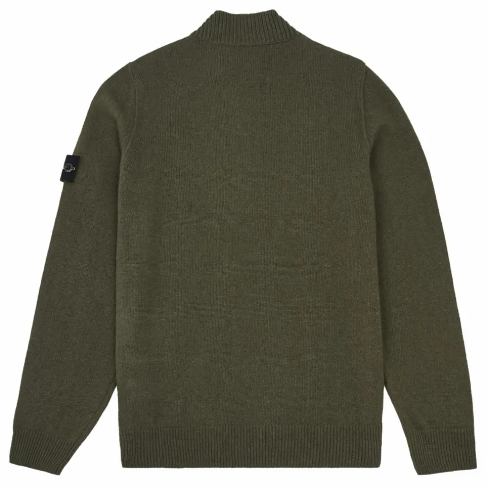 Pull Col Camionneur | Vert kaki