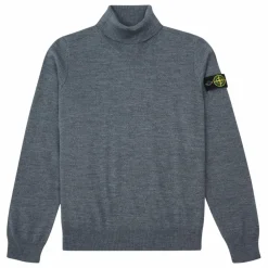Pull Col Cheminé | Gris