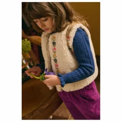 Pull Col Froncé Java Laine | Bleu marine