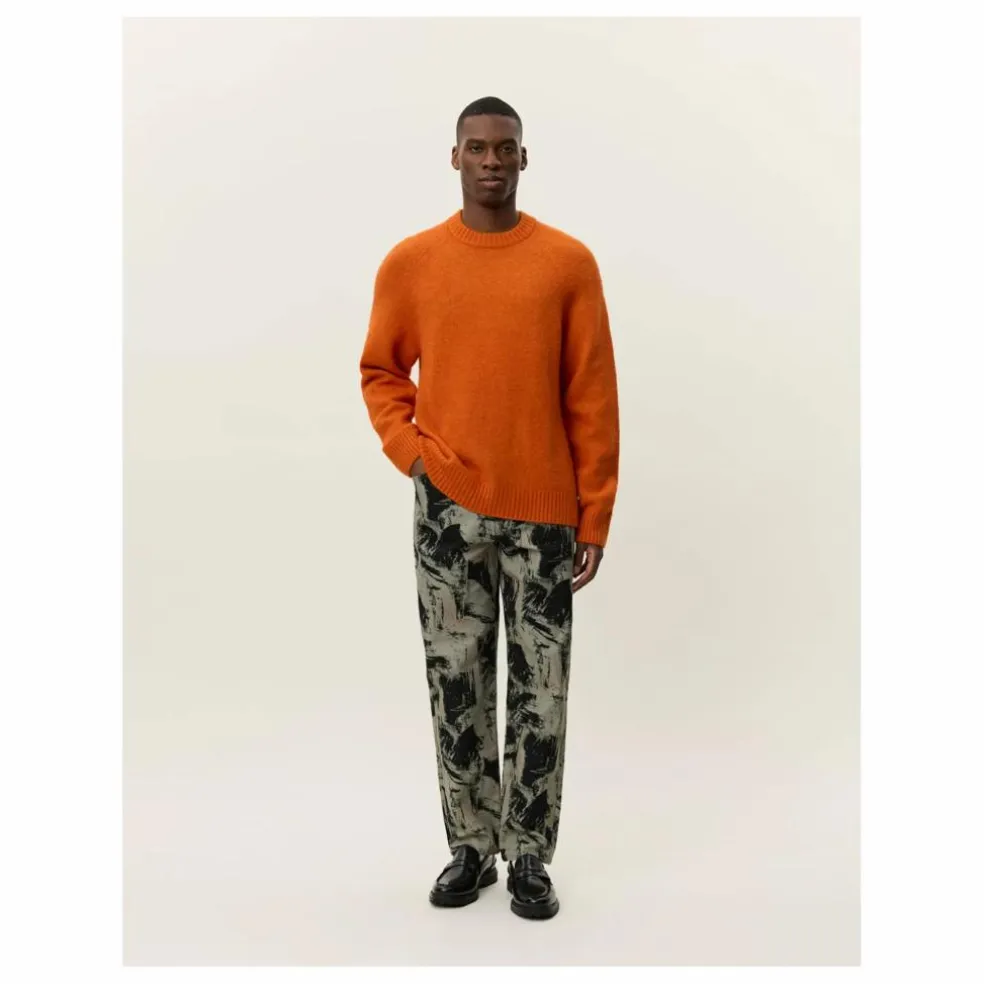 Pull Col Rond Gilbert | Orange