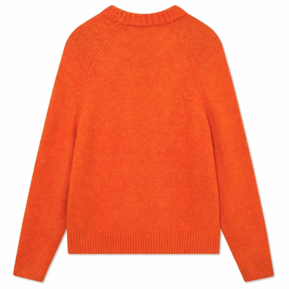 Pull Col Rond Gilbert | Orange