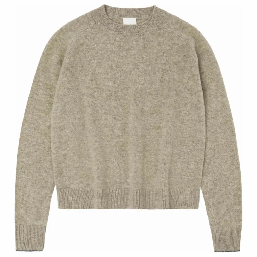 Pull Col Rond Laine - Collection Femme | Beige