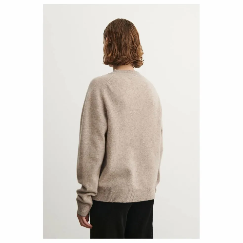 Pull Col Rond Laine - Collection Femme | Beige