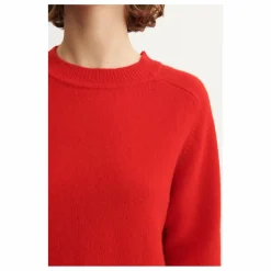 Pull Col Rond Laine - Collection Femme | Rouge