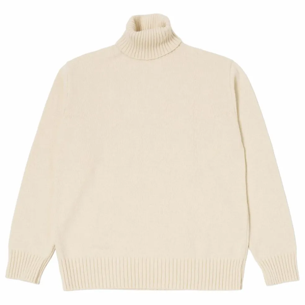Pull Col Roulé | Ecru