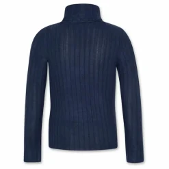 Pull Col Roulé Alora Logo | Bleu marine