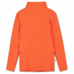 Pull Col Roulé Coton Bio | Orange