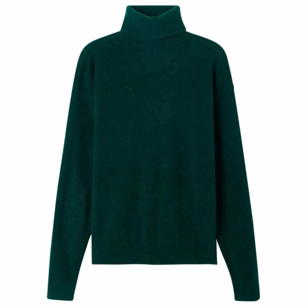 Pull Col Roulé Raxow Laine | Vert foncé