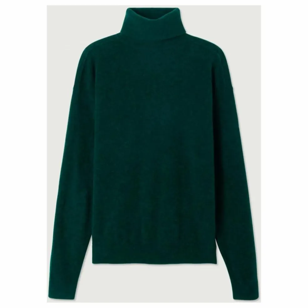 Pull Col Roulé Raxow Laine | Vert foncé