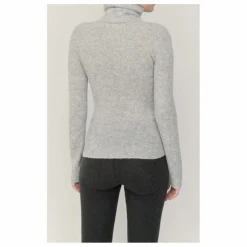 Pull Col Roulé Razpark Laine | Gris clair