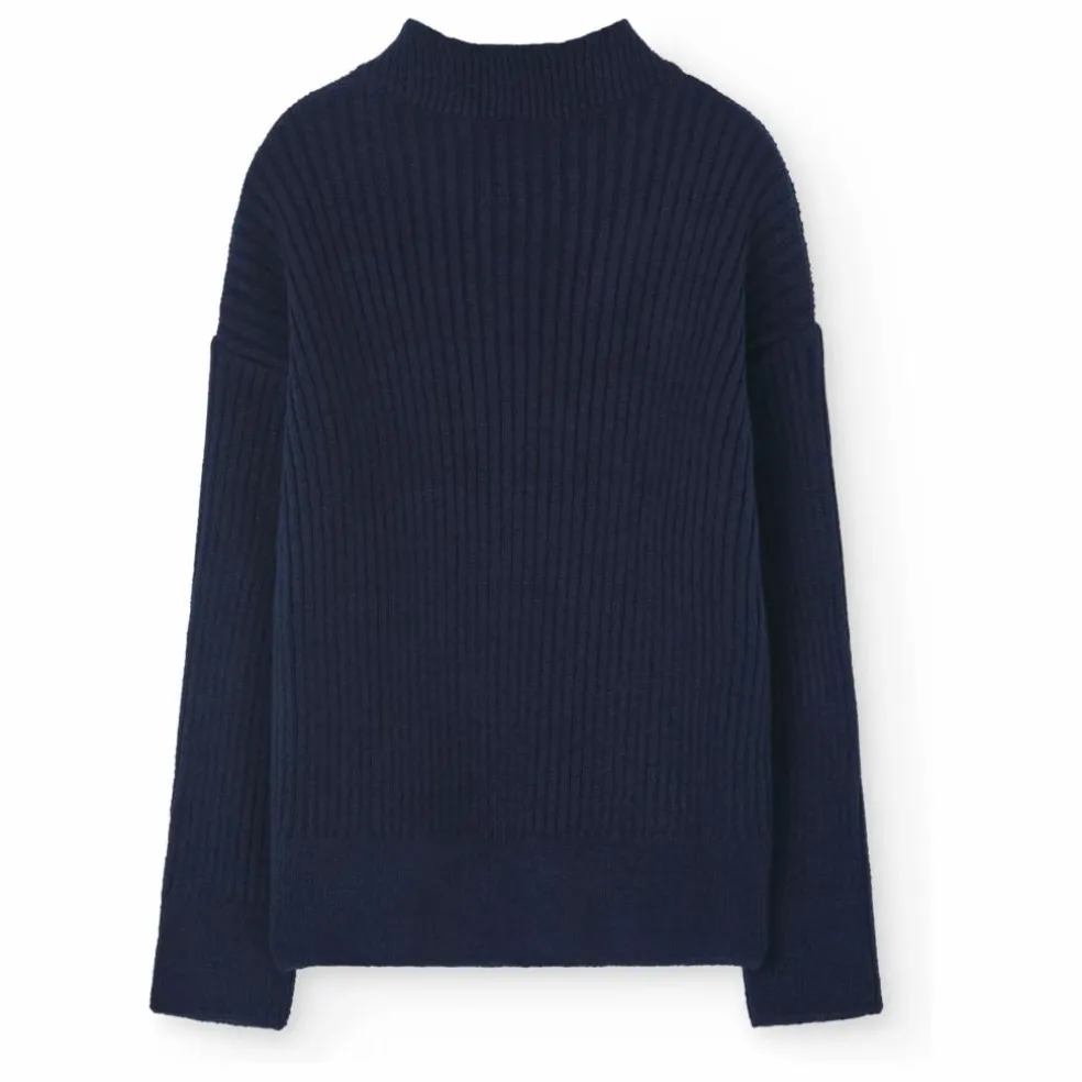 Pull Col Roulé Seal | Bleu marine