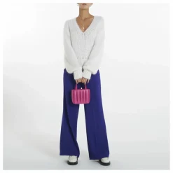 Pull Col V Mohair | Blanc