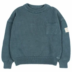 Pull Coton Bio | Bleu canard