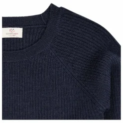 Pull Côtelé Laine Mérinos | Bleu marine