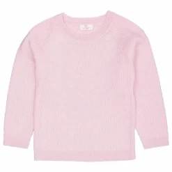 Pull Côtelé Laine Mérinos | Rose