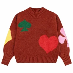 Pull Cœur Laine | Rouge