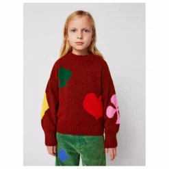Pull Cœur Laine | Rouge