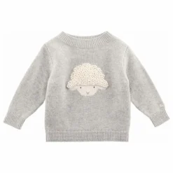 Pull Denn Lammy Laine Mérinos | Gris chiné