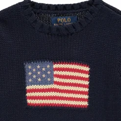 Pull Drapeau Américain | Bleu marine