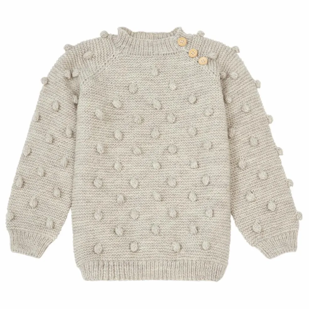 Pull Fait Main Popcorn | Ecru