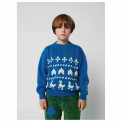 Pull Ferme Coton Bio | Bleu