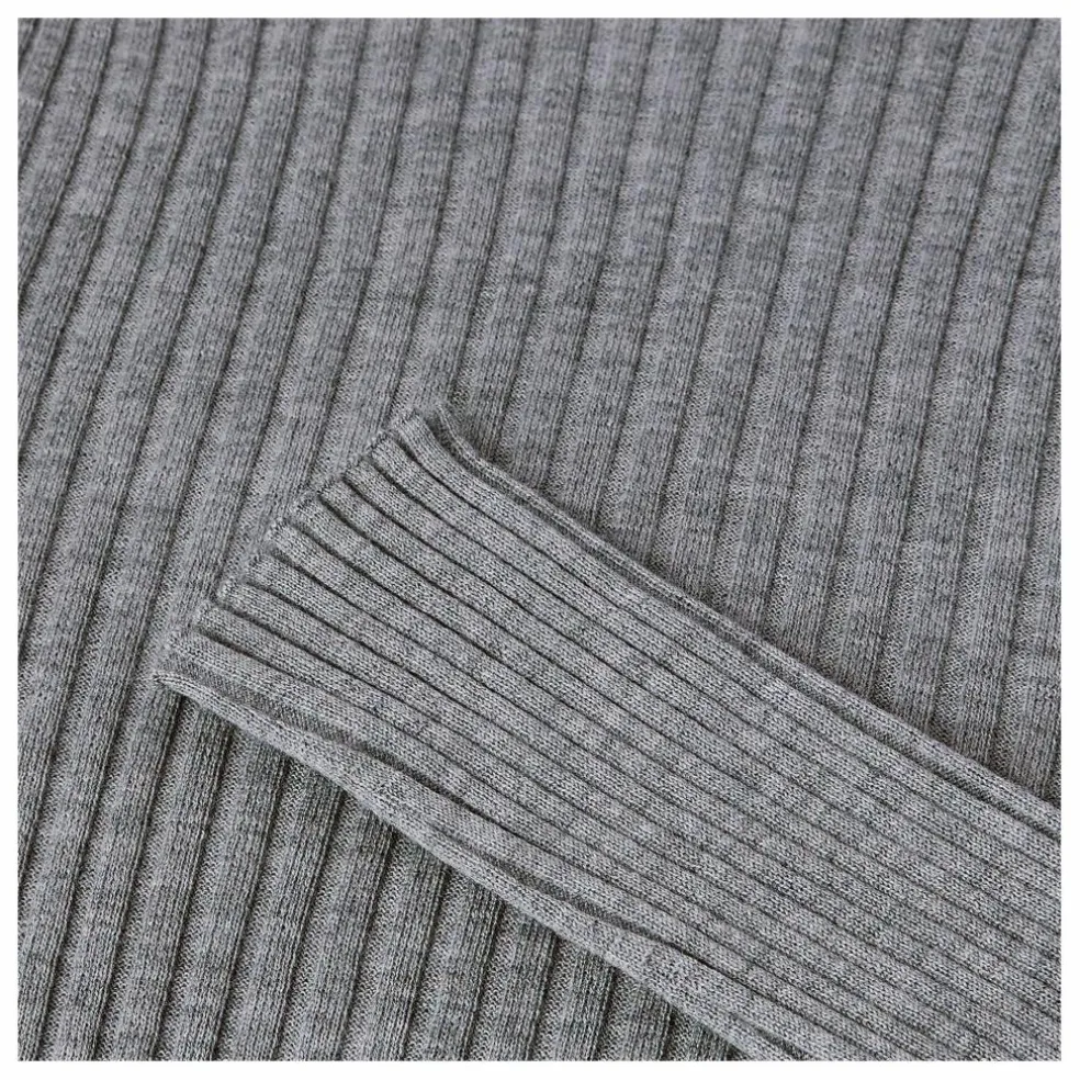 Pull Filao Laine Mérinos | Gris chiné