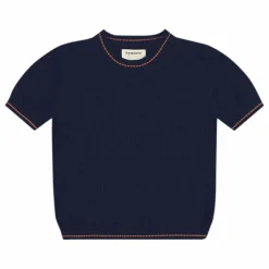 Pull Fin Sienna Lin et Coton Bio | Bleu marine