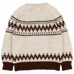 Pull Folk Laine Alpaga | Ecru