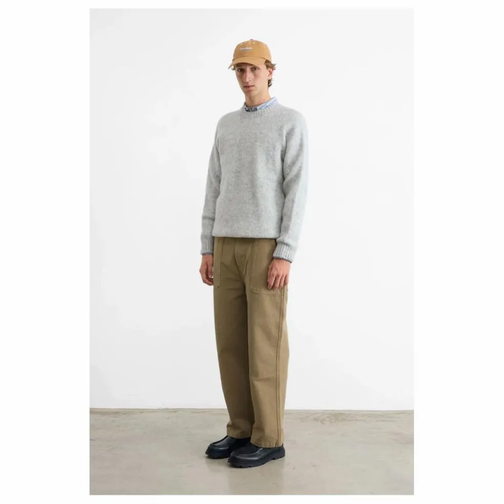 Pull Glasgow | Gris chiné clair