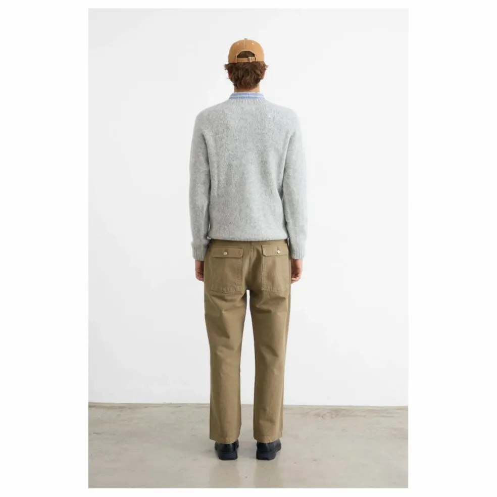 Pull Glasgow | Gris chiné clair