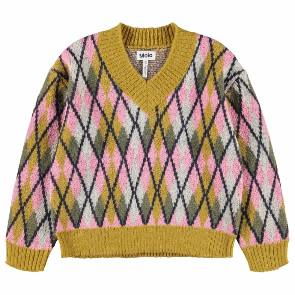 Pull Gwenda Laine | Jaune moutarde