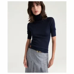 Pull Hardy Laine Mérinos | Bleu nuit