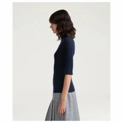 Pull Hardy Laine Mérinos | Bleu nuit