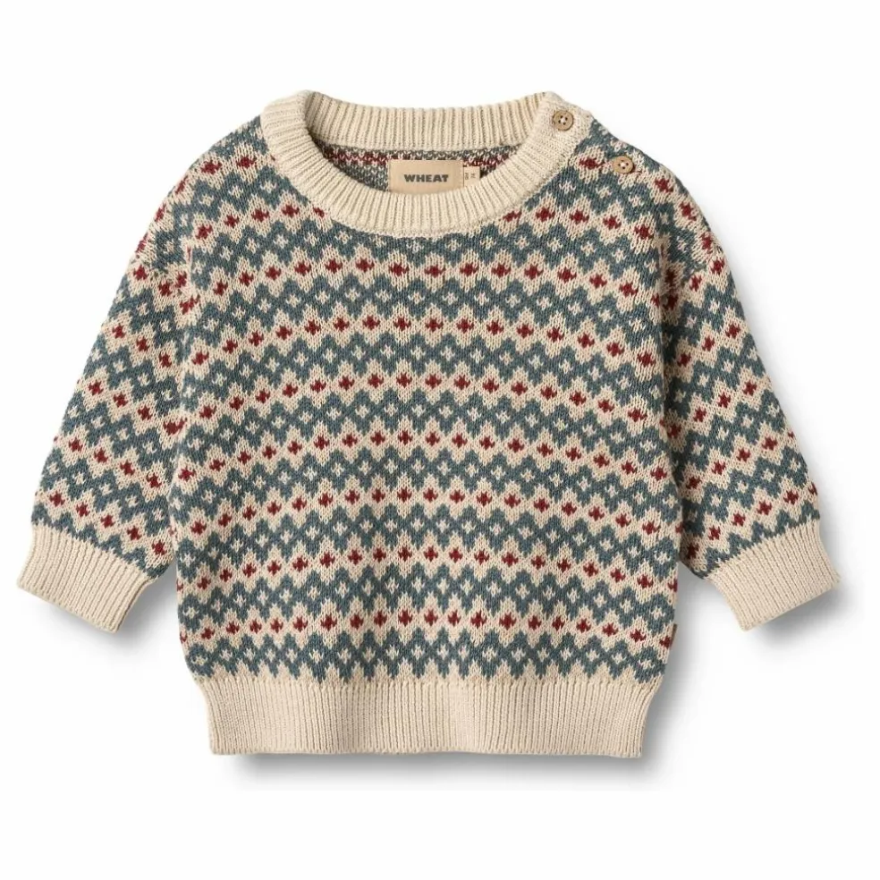 Pull Harlow Jacquard Coton Bio | Beige