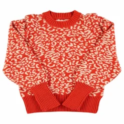 Pull Imprimé Animal | Rouge