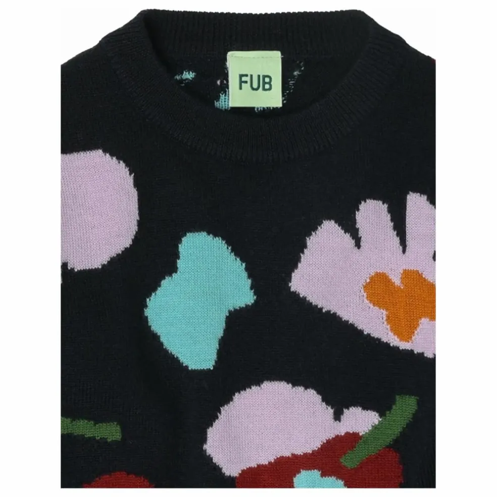 Pull Jaquard Laine de Mérinos | Bleu marine