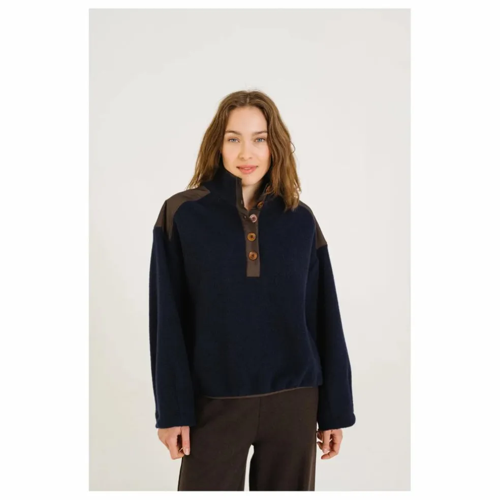 Pull Jaya Laine Vierge | Bleu marine