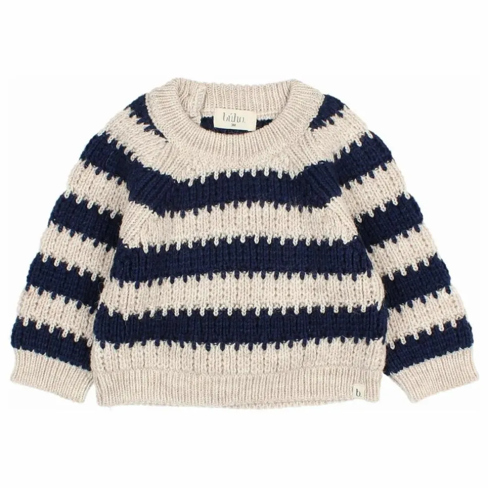 Pull Laine | Bleu marine