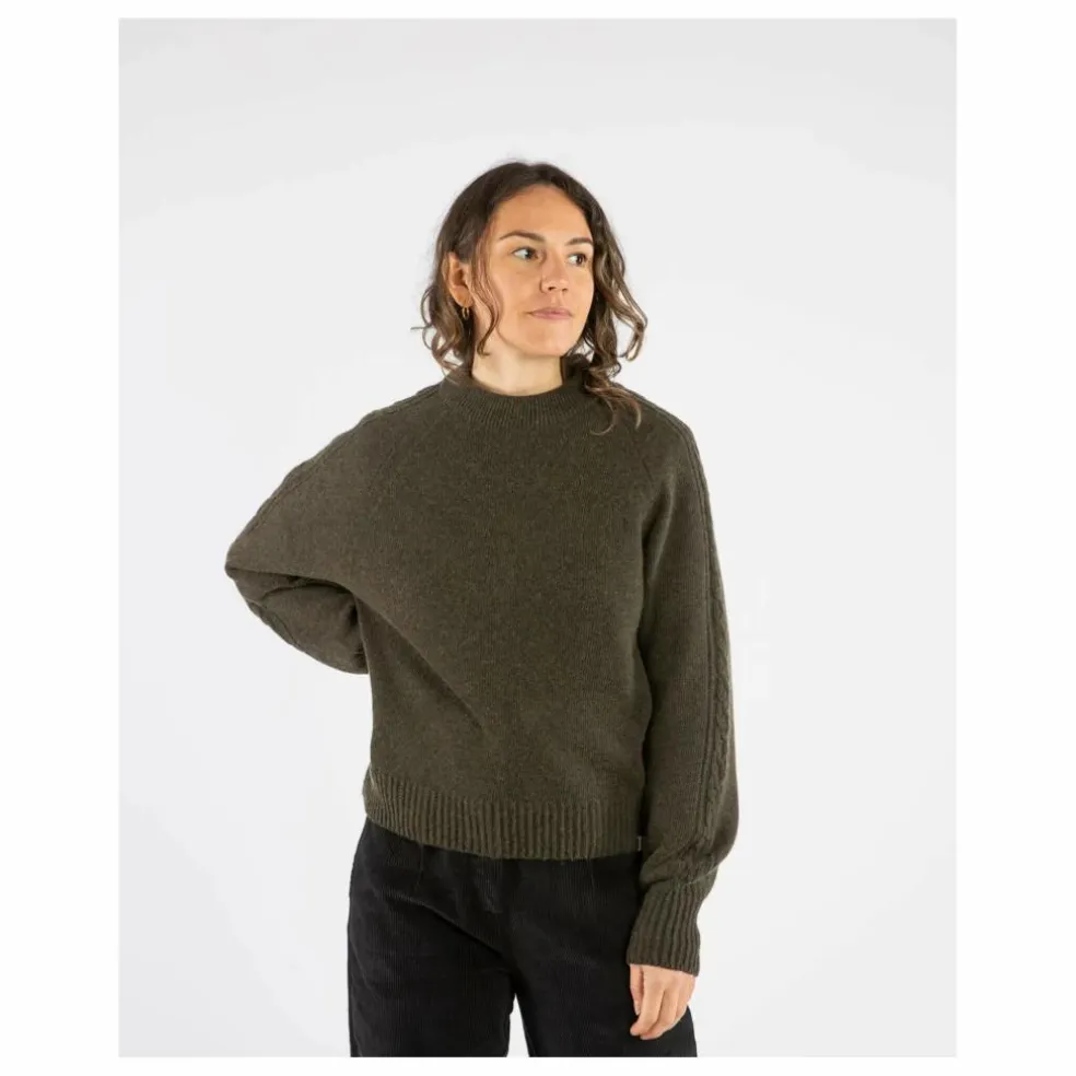 Pull Laine | Vert kaki