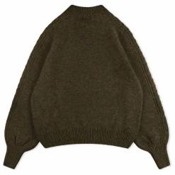 Pull Laine | Vert kaki