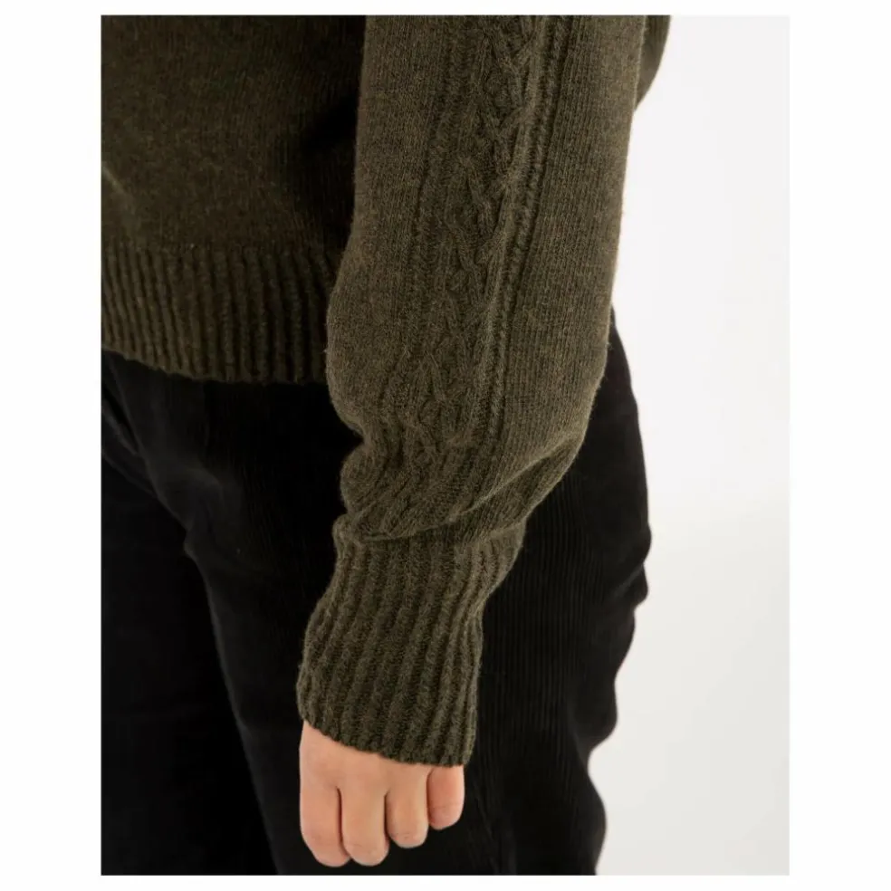 Pull Laine | Vert kaki