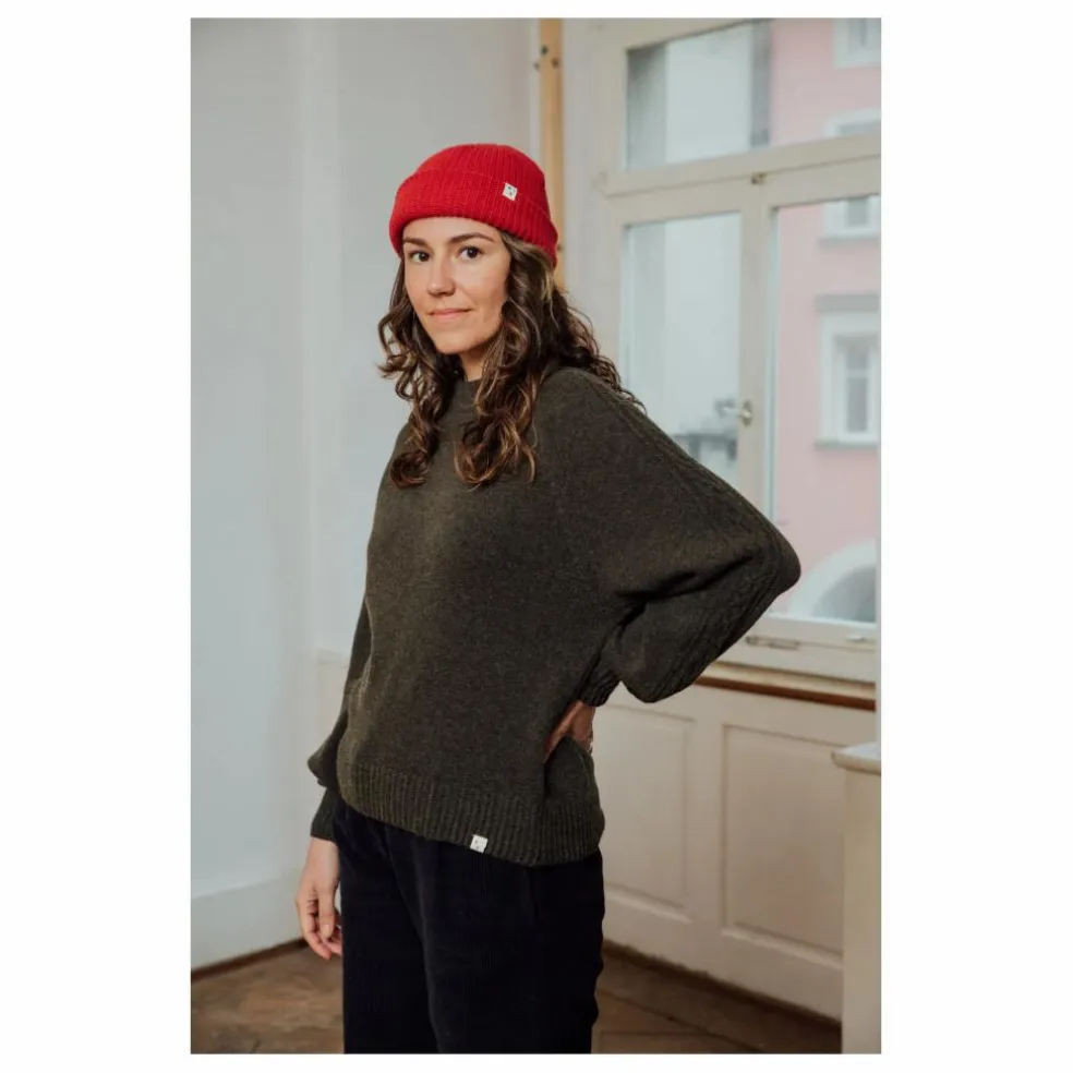 Pull Laine | Vert kaki
