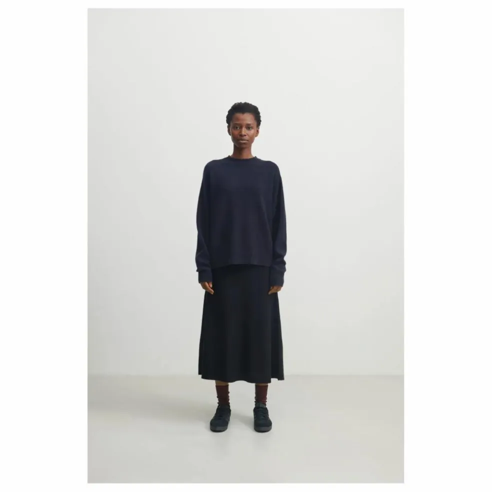 Pull Laine d'Agneau - Collection Femme | Bleu marine