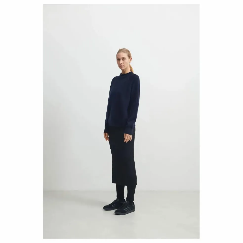 Pull Laine Mérinos - Collection Femme | Bleu marine
