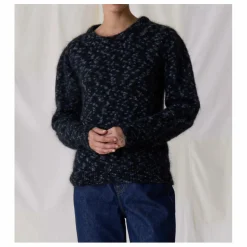Pull Mat Léopard Kid Mohair et Mérinos | Gris anthracite