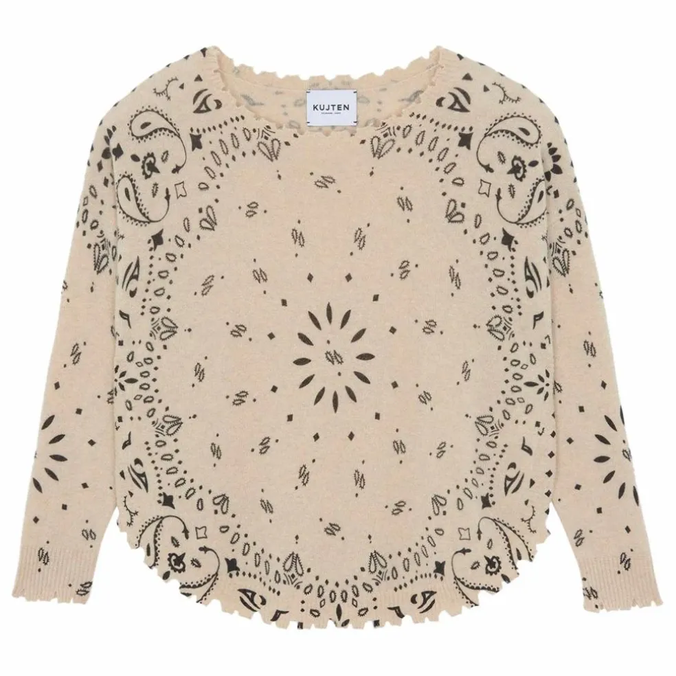 Pull Mela Bandana Cachemire | Ecru